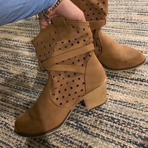 Tan boots